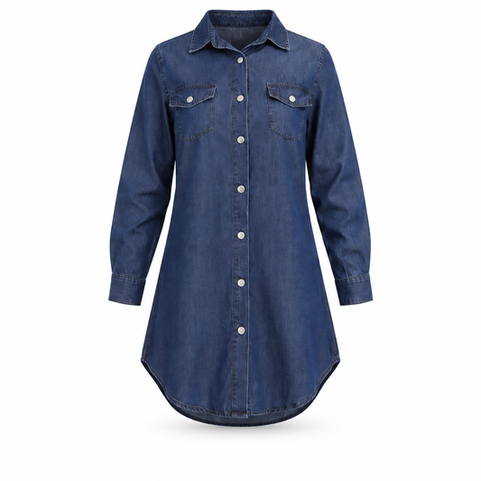 Dark Blue Jeans Shirt