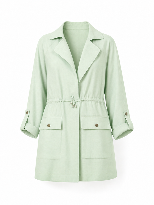 Light Green Urban Waist Blazer