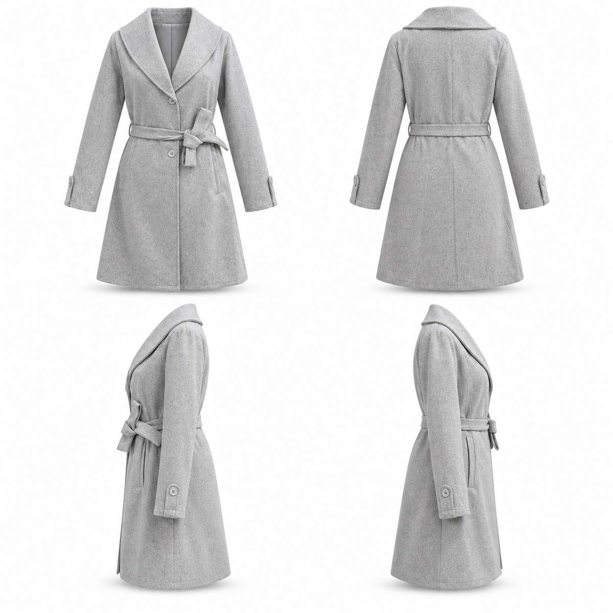 AVELLA LIGHT GREY COAT