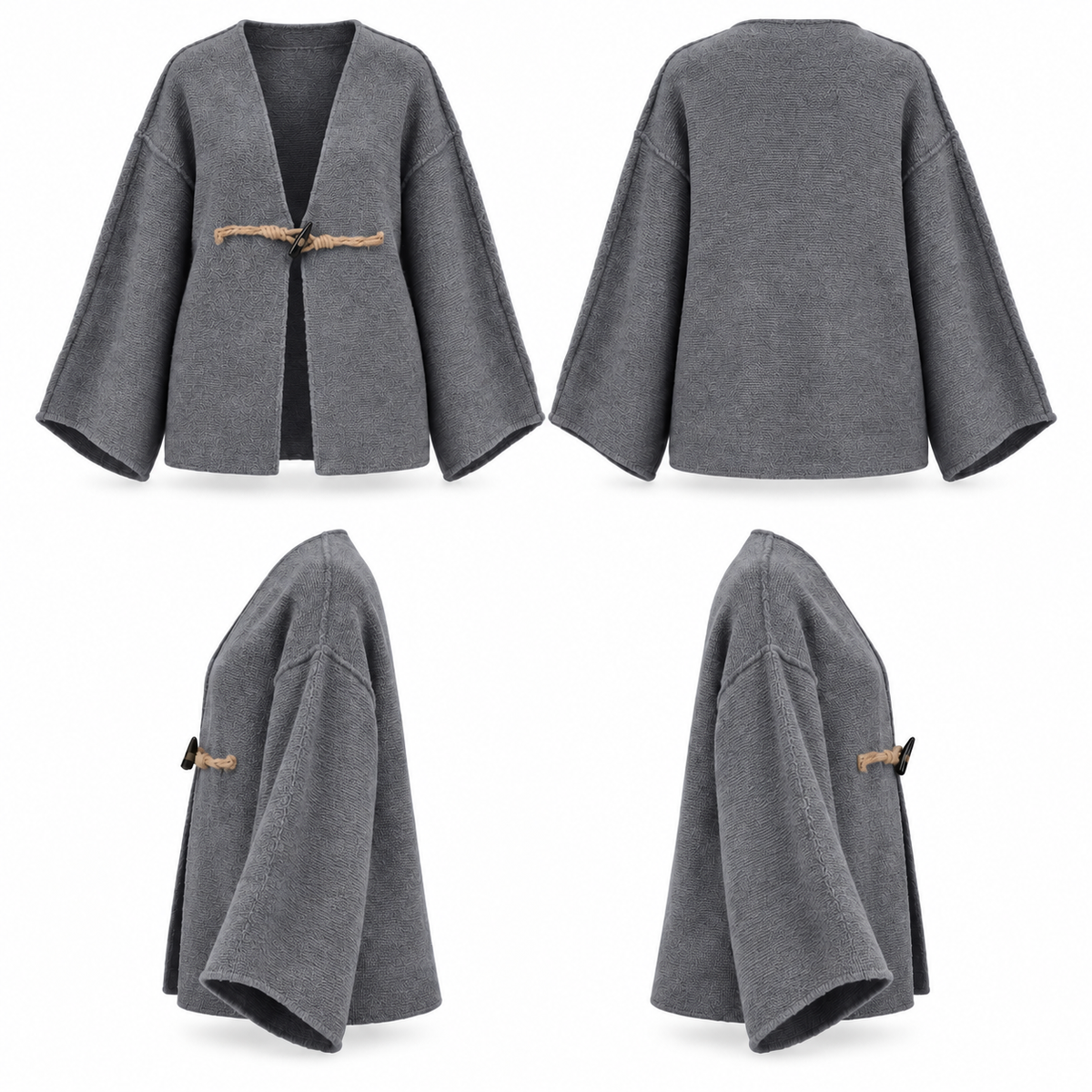 VELORA CAPE Grey