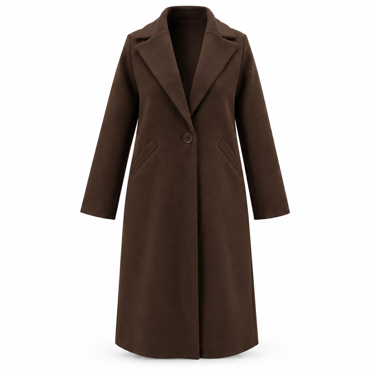 LEONIE COAT BROWN