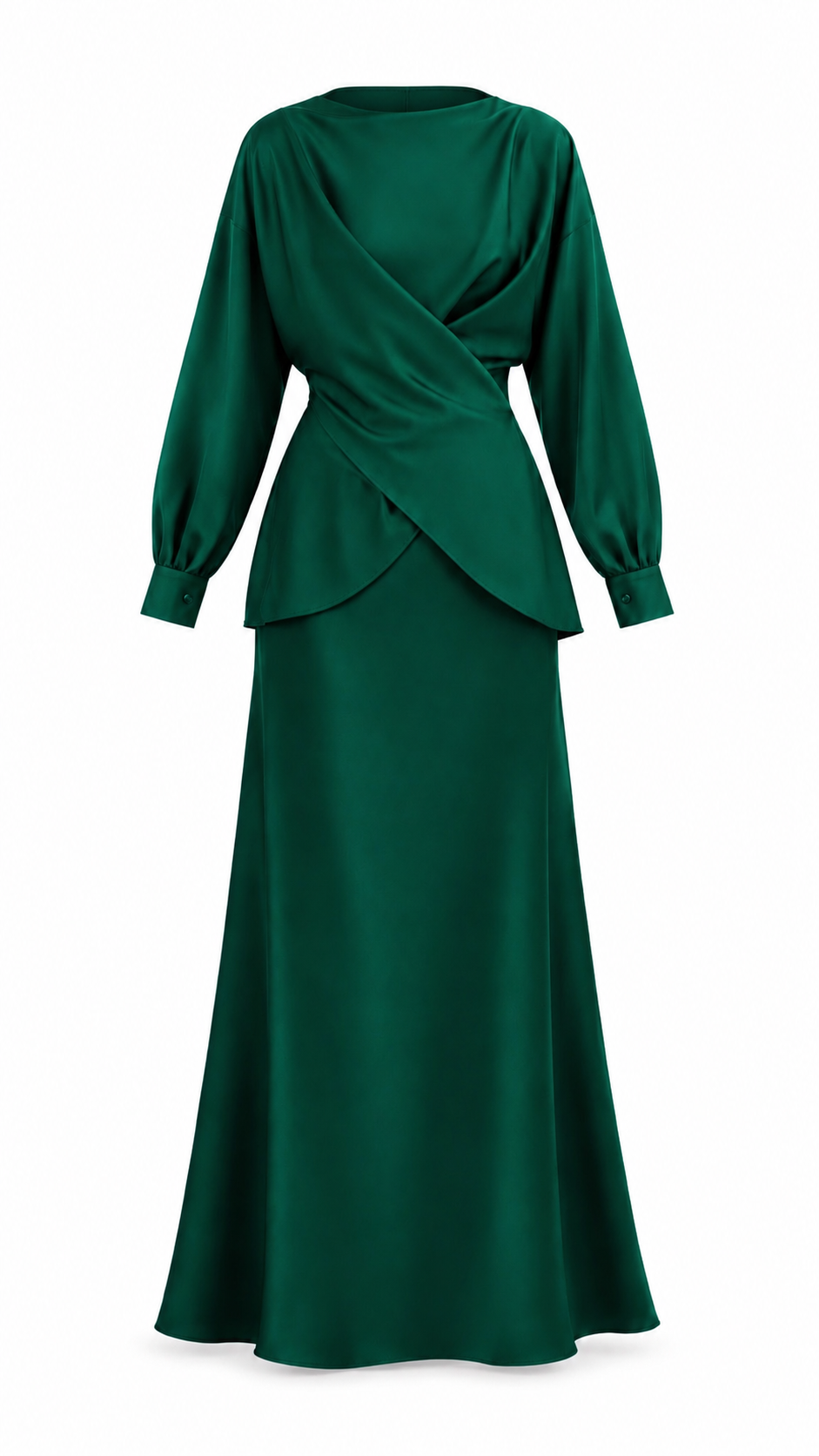 LILAE SKIRT SET EMERALD GREEN