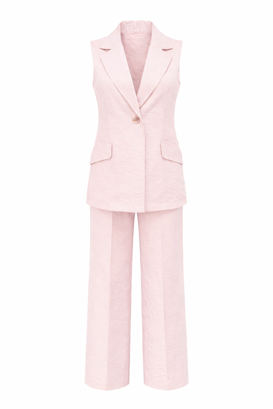Pink Vest Set