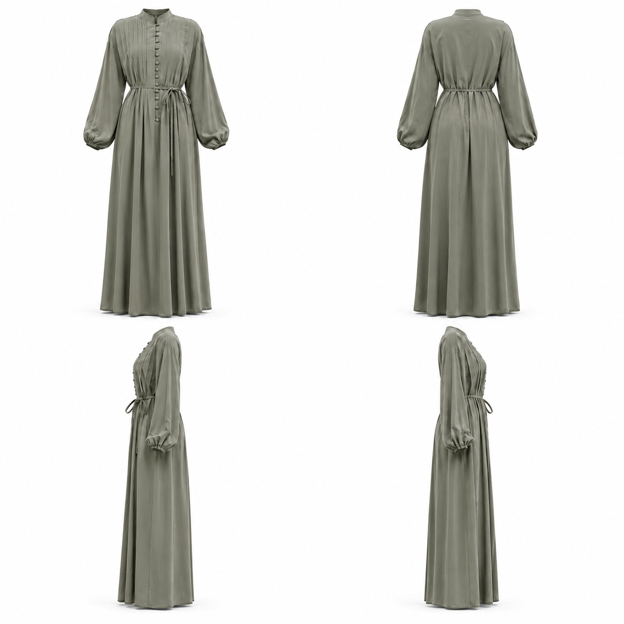 ELODIE DRESS Olive Green