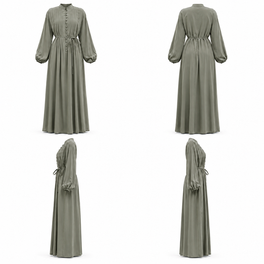 ELODIE DRESS Olive Green