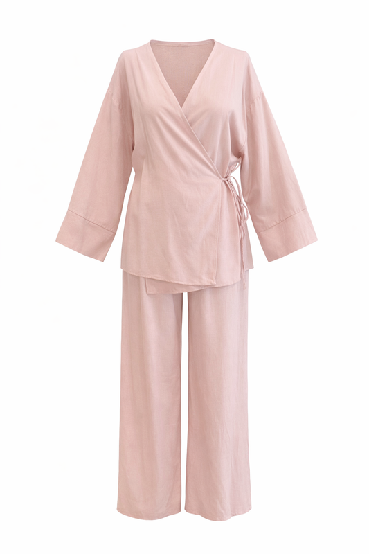 Pudra Linen Wrap Style Set