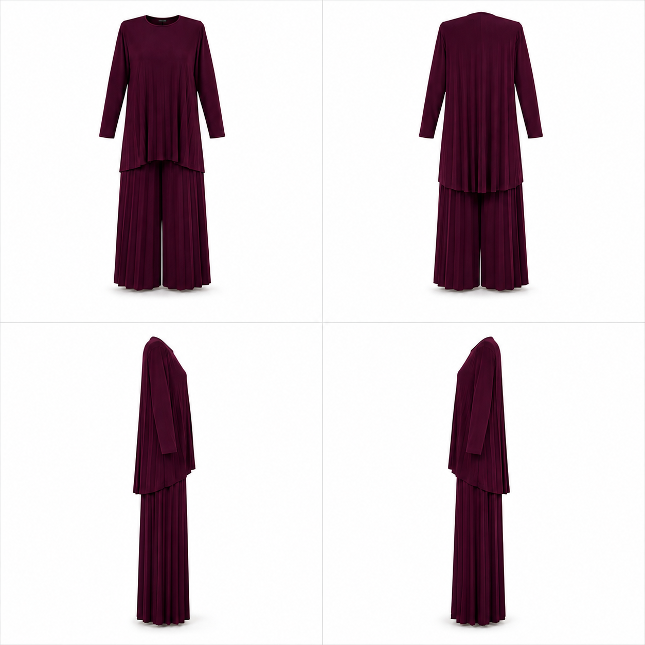 DELUNE SET Mulberry Purple