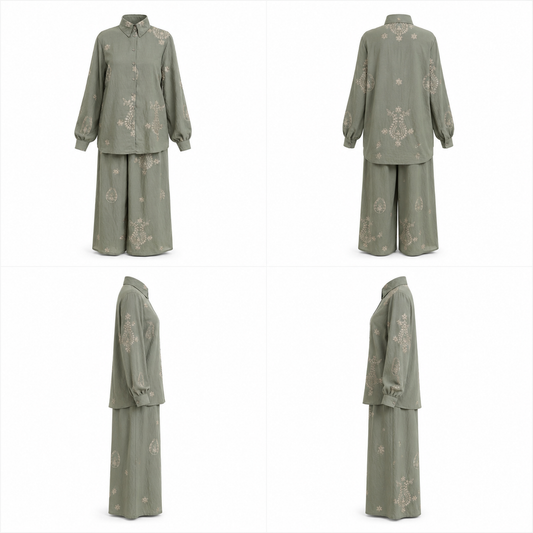 SERAPHINE SET OLIVE GREEN