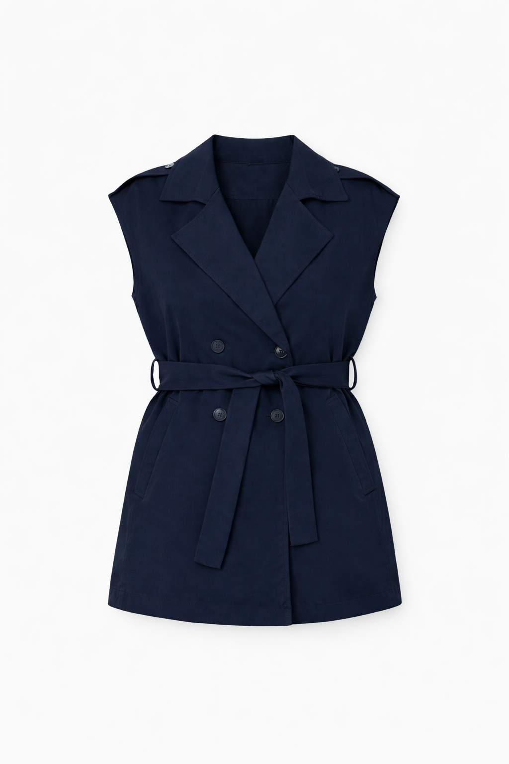 Navy Blue Short Vest