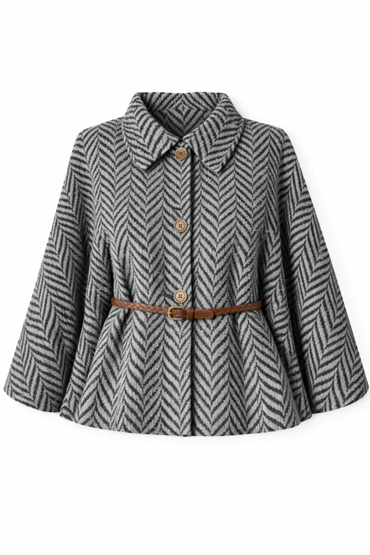 ALORA CAPE Black & White