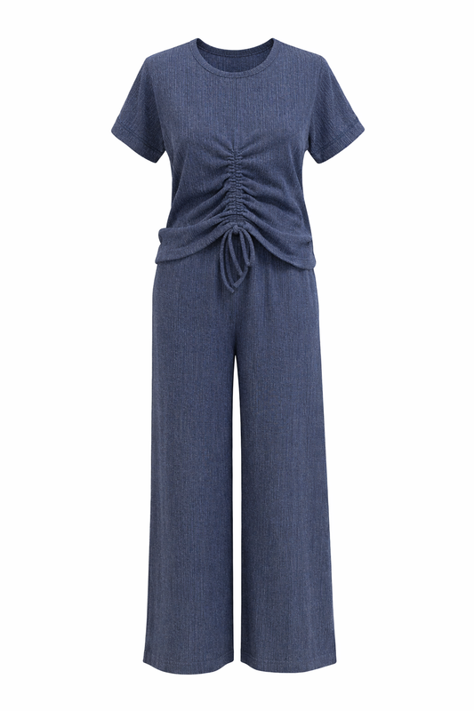 Butterfly T-Shirt Set Blue