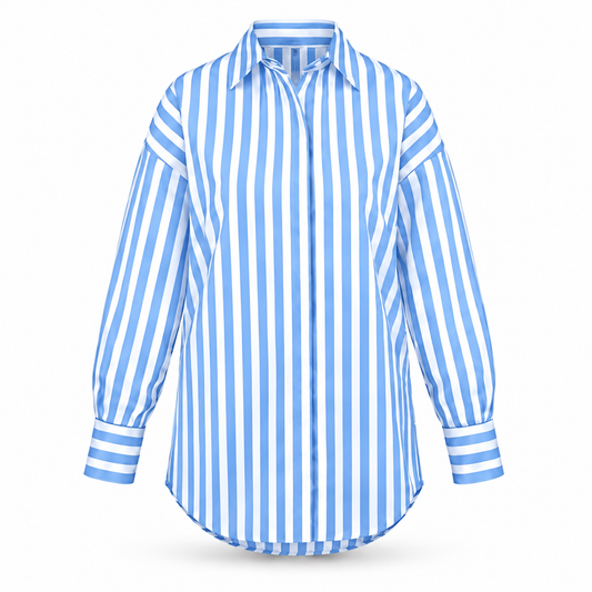 MELRA SHIRT BLUE