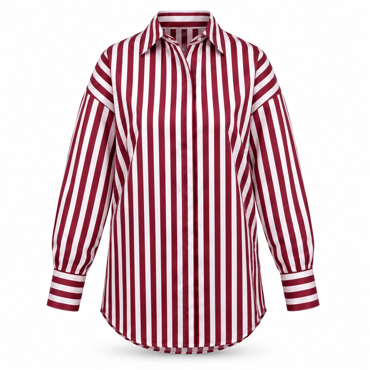 MELRA SHIRT Burgundy