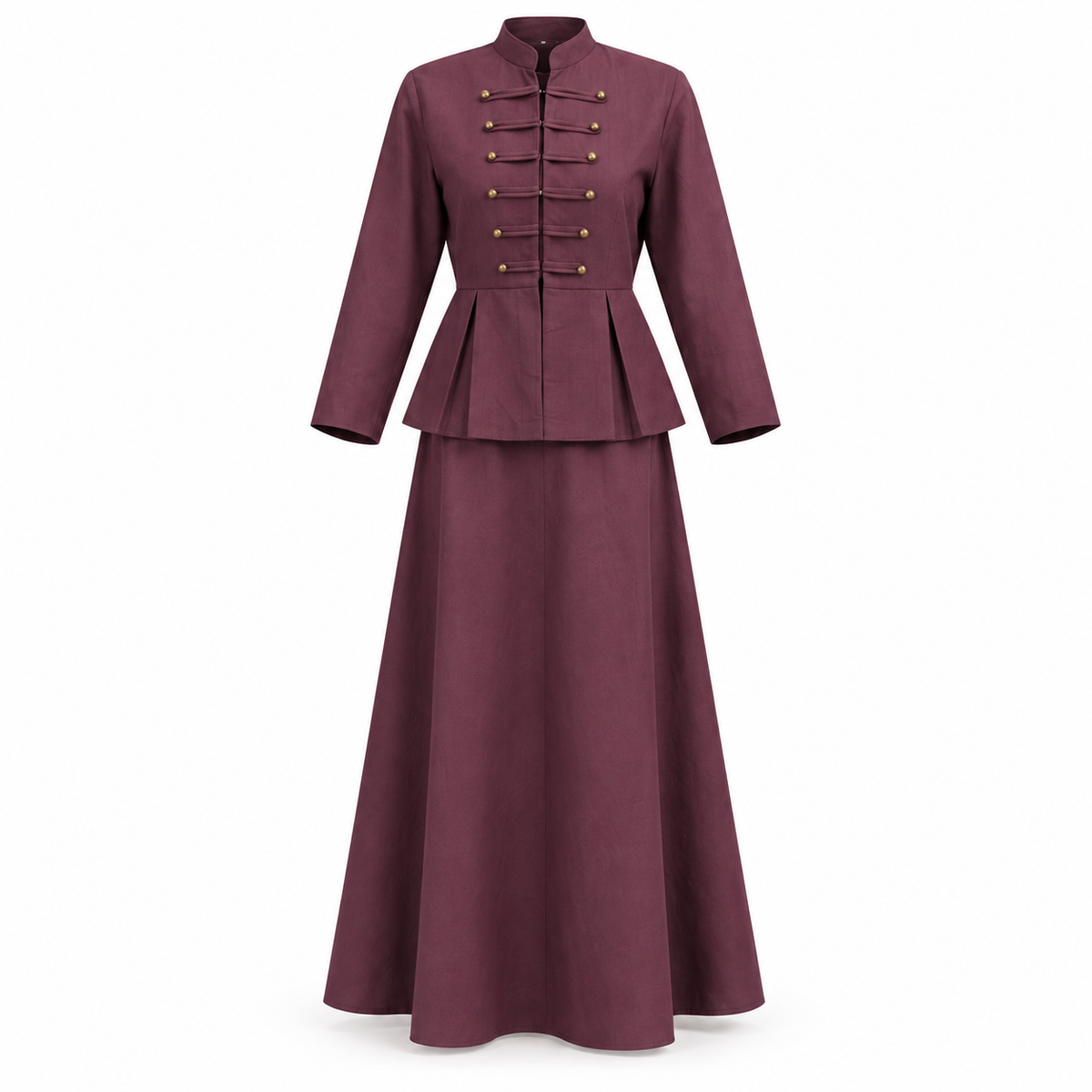 AUBELLE SKIRT SET AUBERGINE