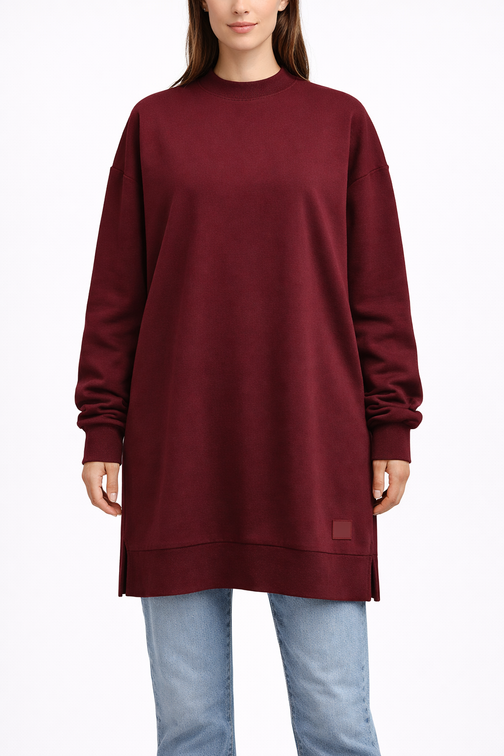 SHORT SOUL TOP  Burgandy