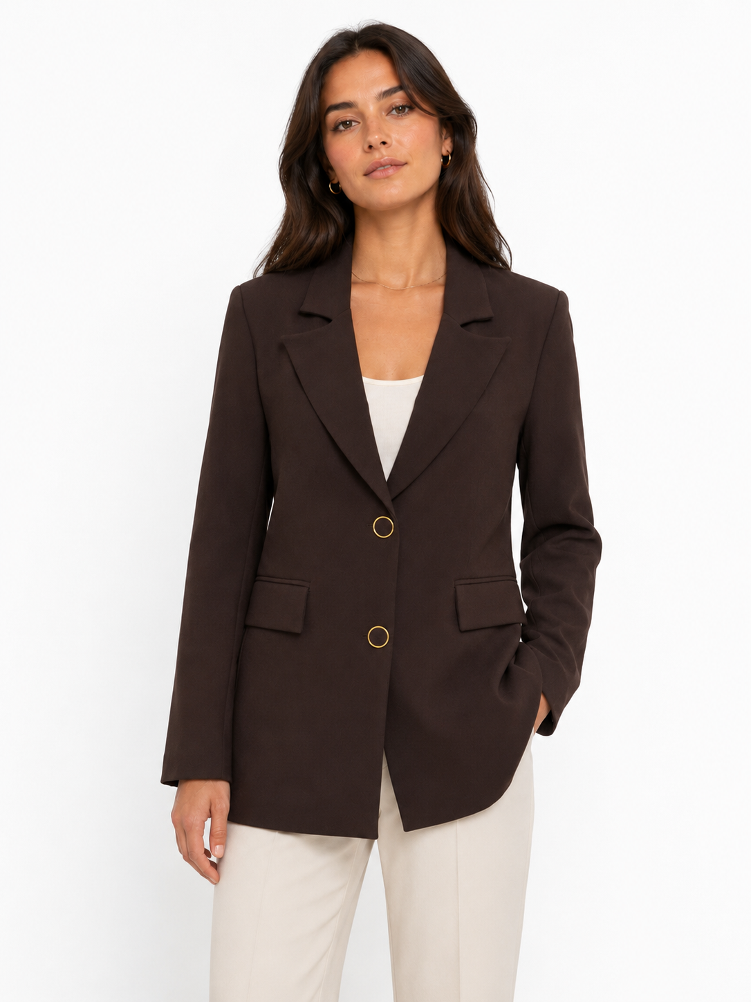 AVELINE BLAZER Brown