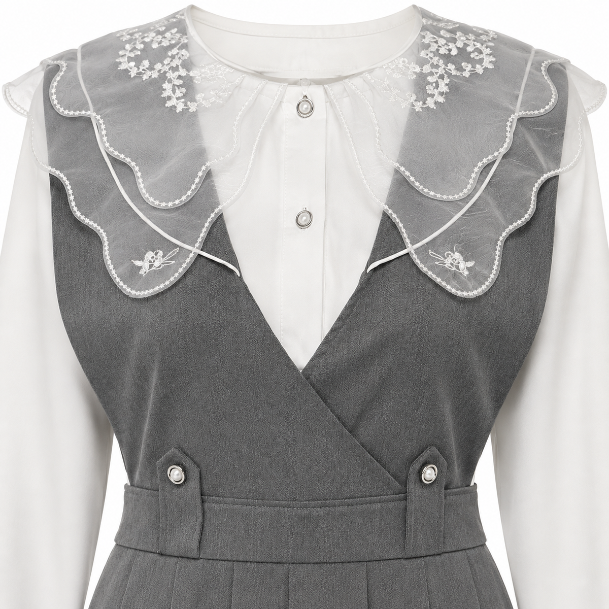 ADELINA DRESS Grey