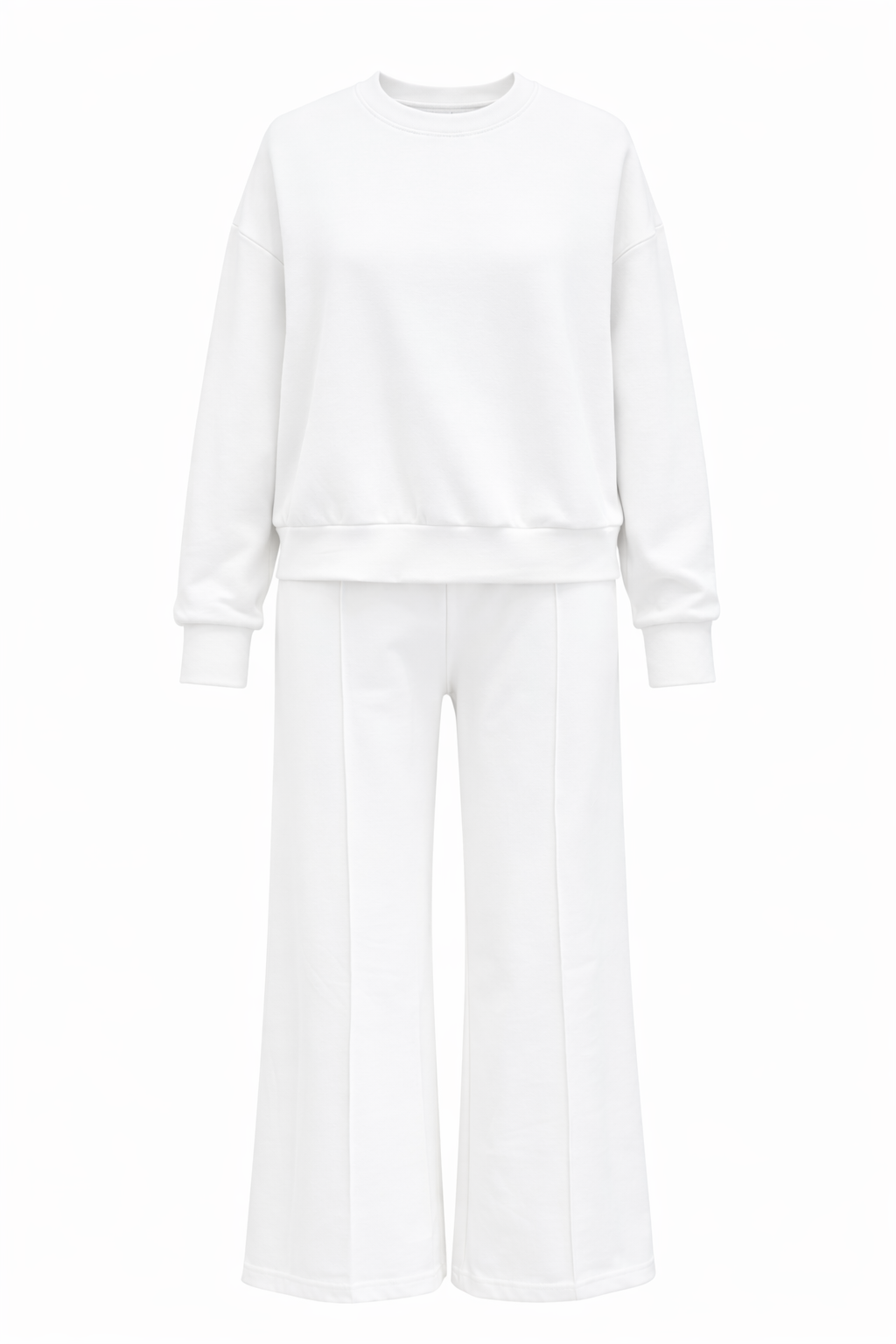 Cotton Short White Set