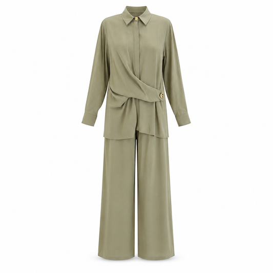 VELORA SET Light Olive Green