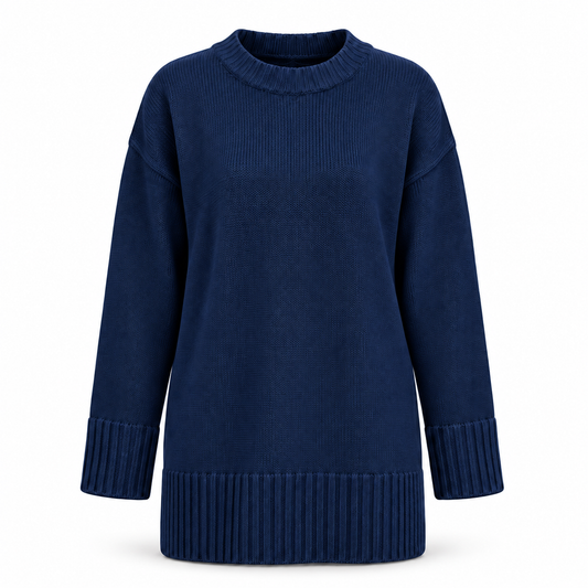 ESTELLE KNIT SWEATER NAVY