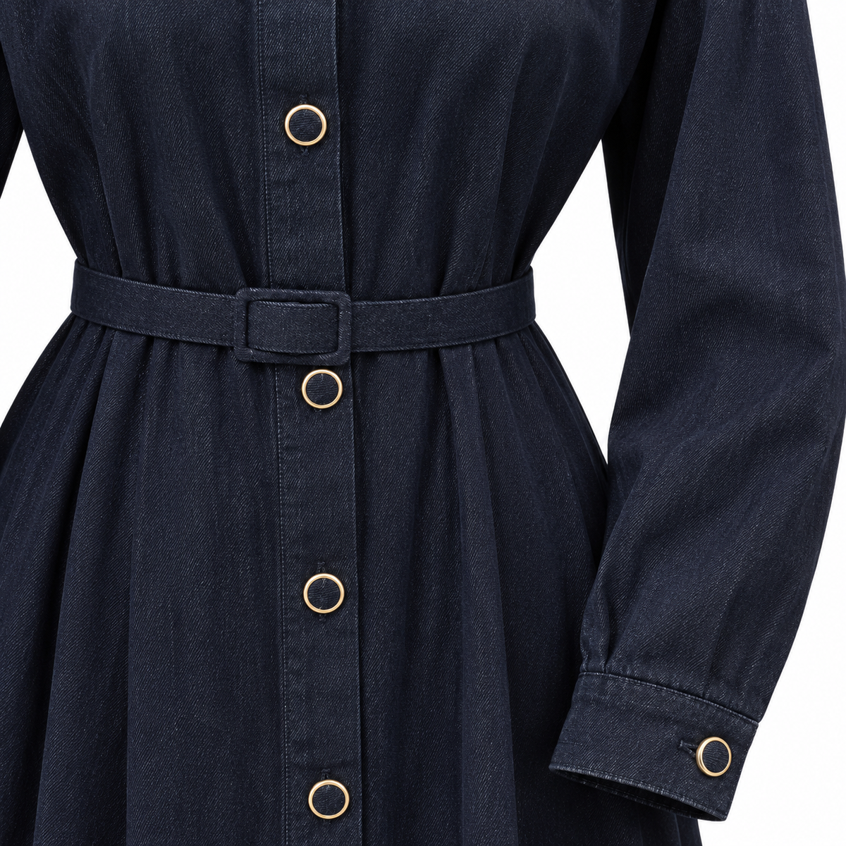 INDIGO DARK NAVY DENIM DRESS