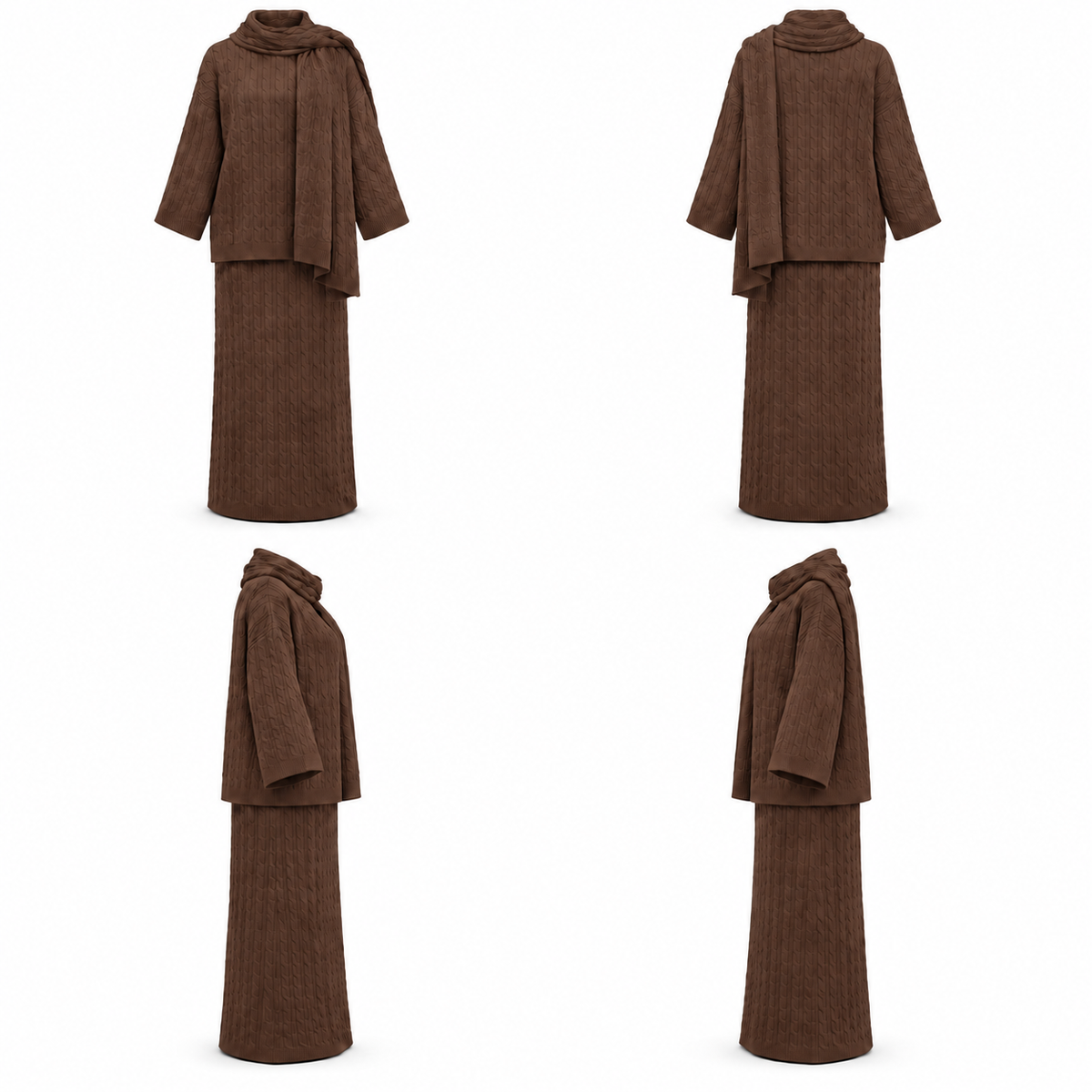 MILVA SET Brown
