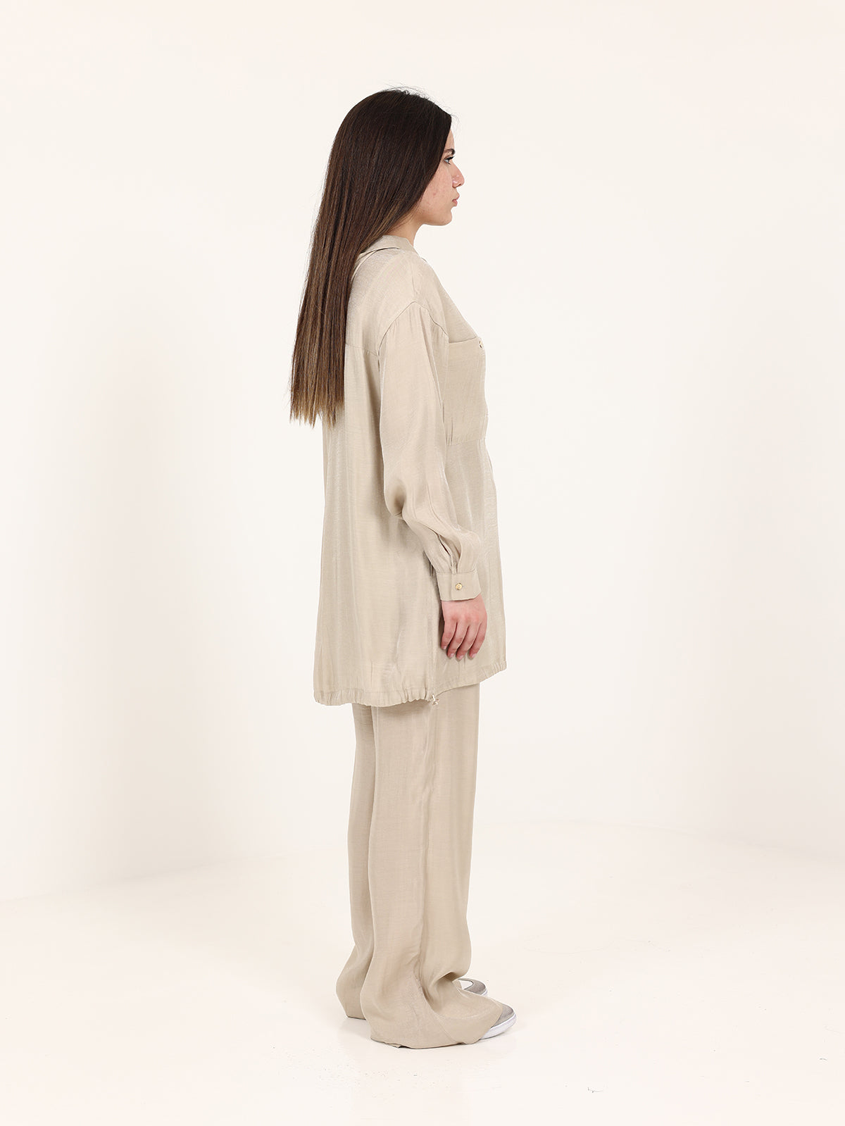 Beige Hooded Light Set