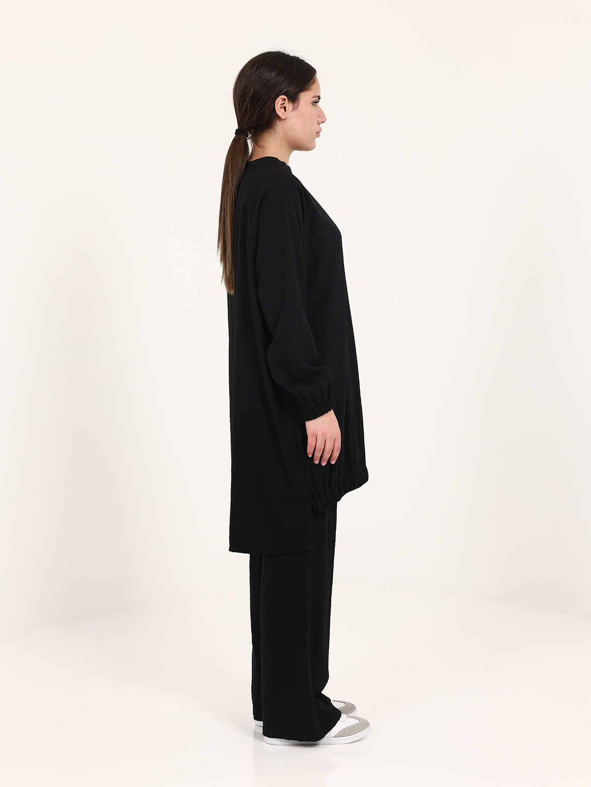 Black Wrinkled Set