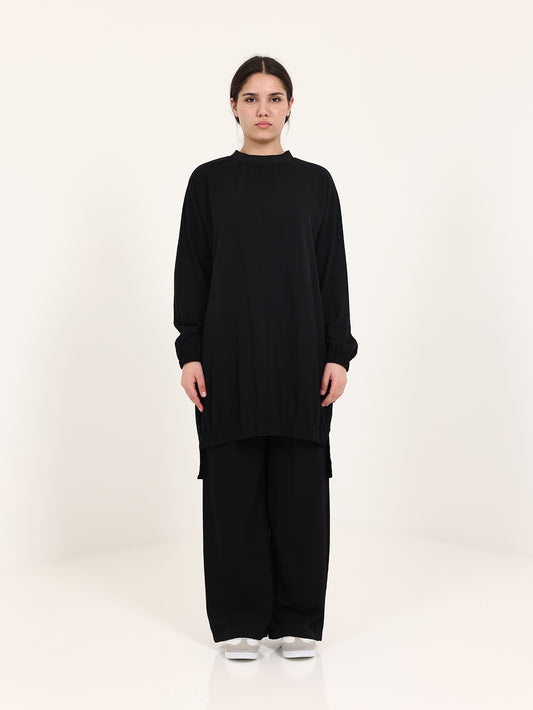 Black Wrinkled Set