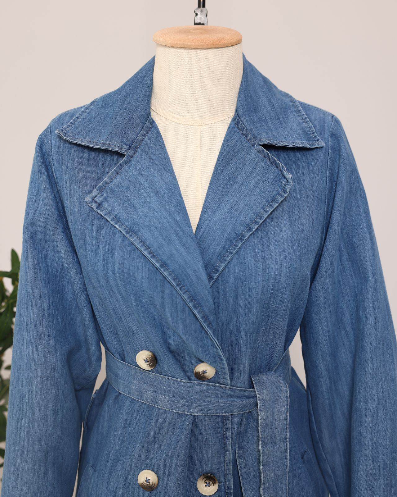 Blue Light Jeans Cardigan