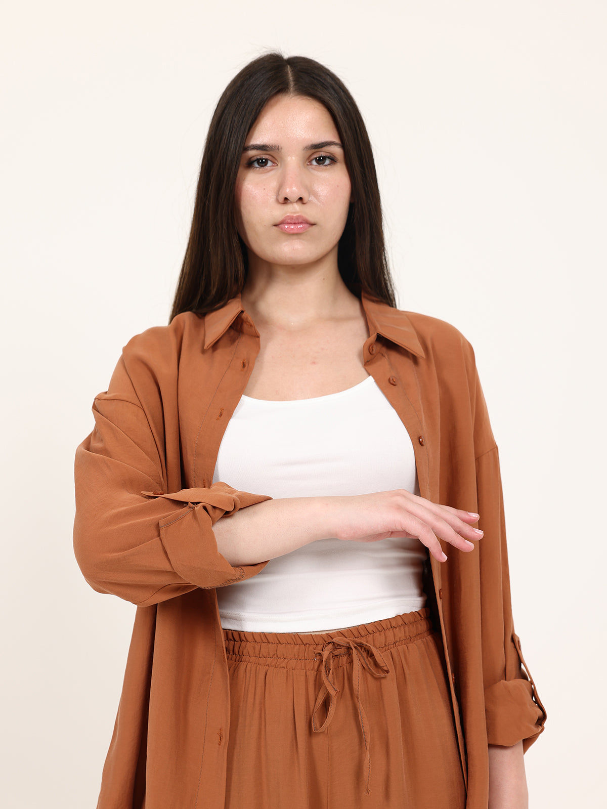 Brick High-Low Hem Modal Set