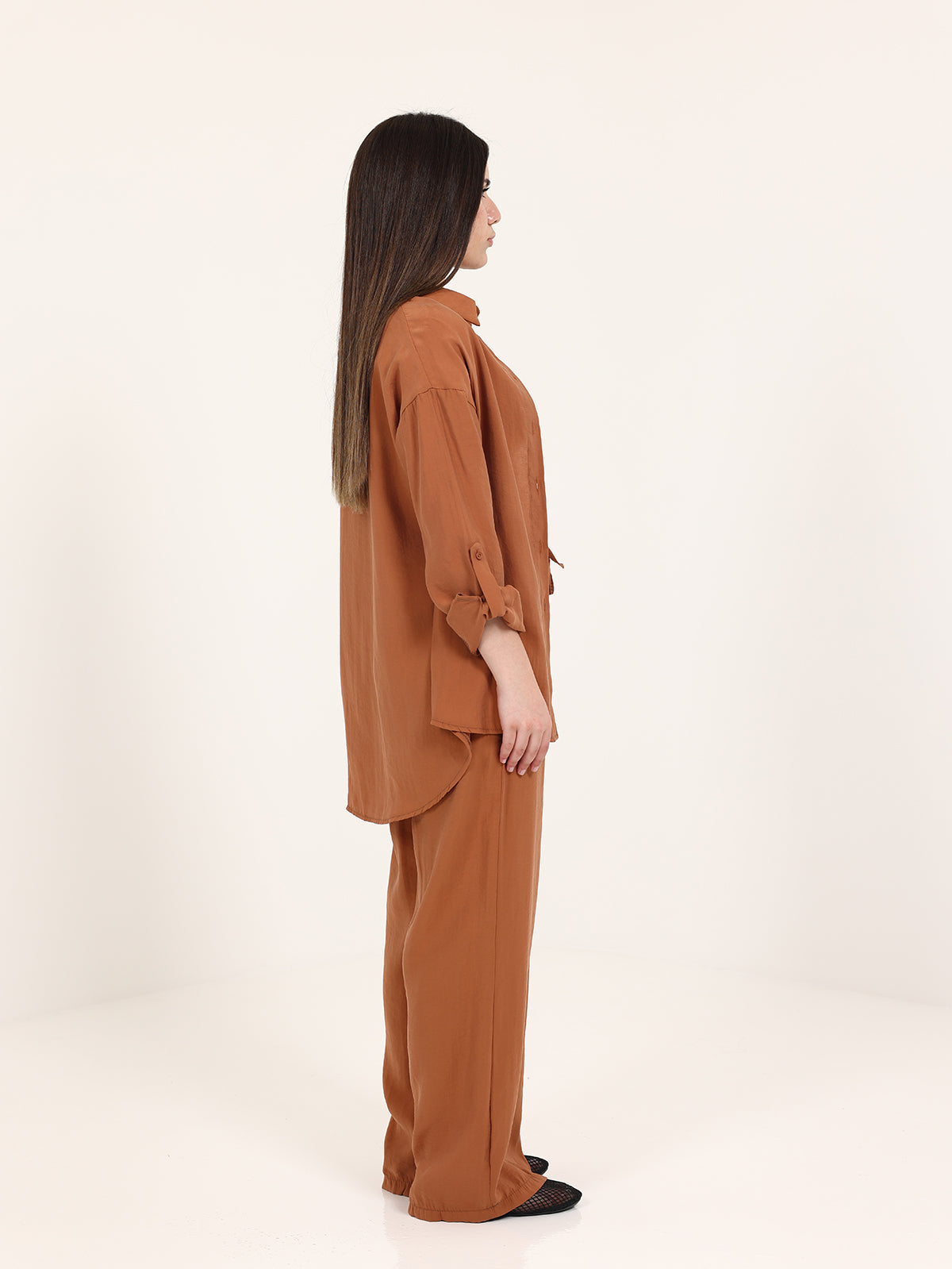Brick High-Low Hem Modal Set