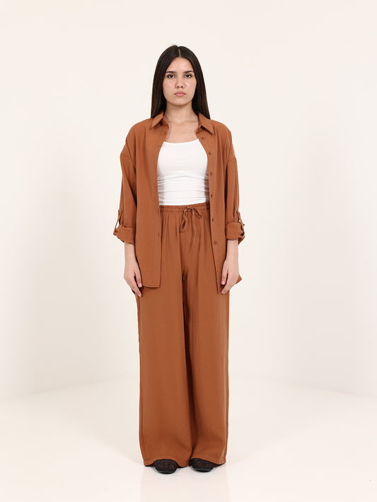Brick High-Low Hem Modal Set