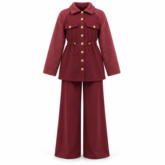 CAVELLE SET Burgandy