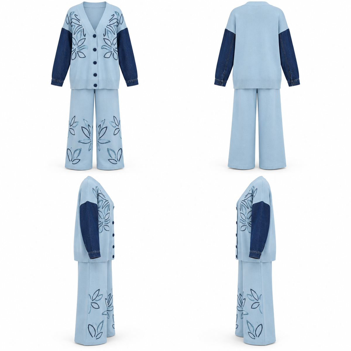 ELVA BLOOM SET Blue
