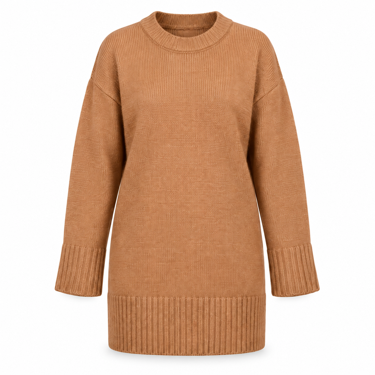 ESTELLE KNIT SWEATER Camel