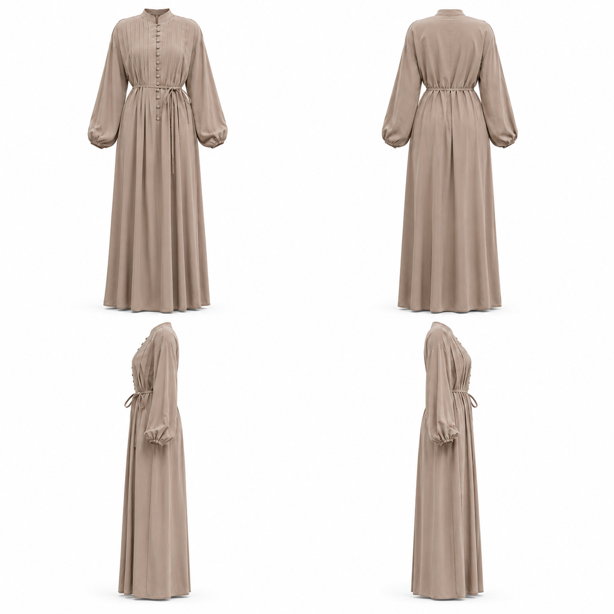 ELODIE DRESS Coffee
