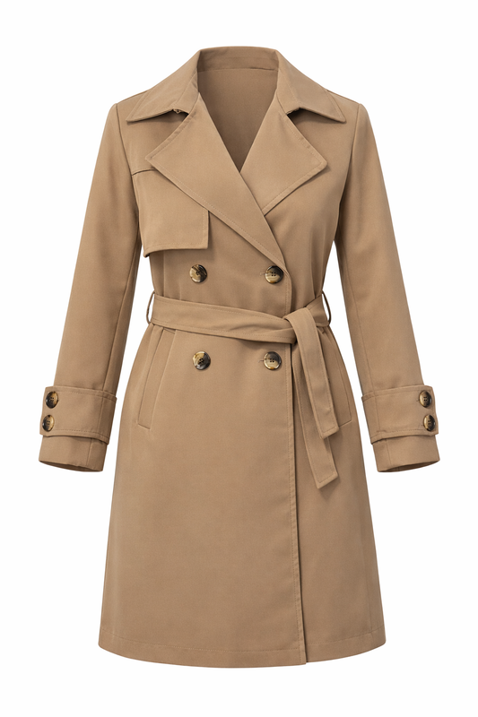 CALEN Beige TRENCH COAT