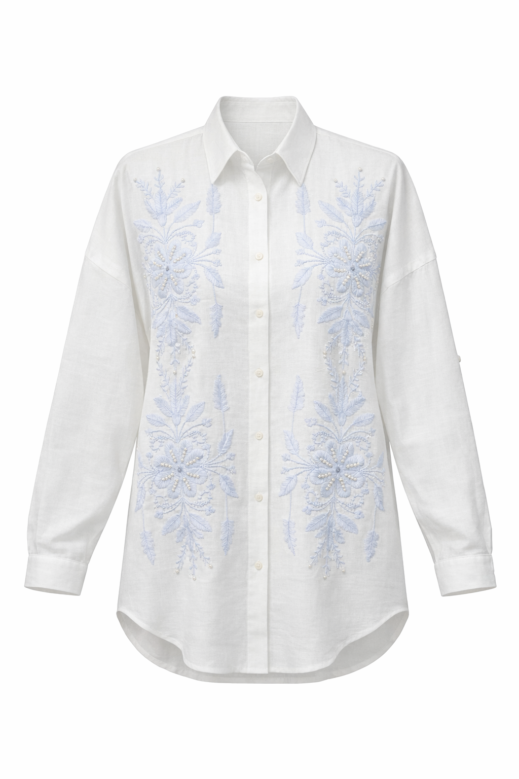 ELYNE SHIRT Floral White