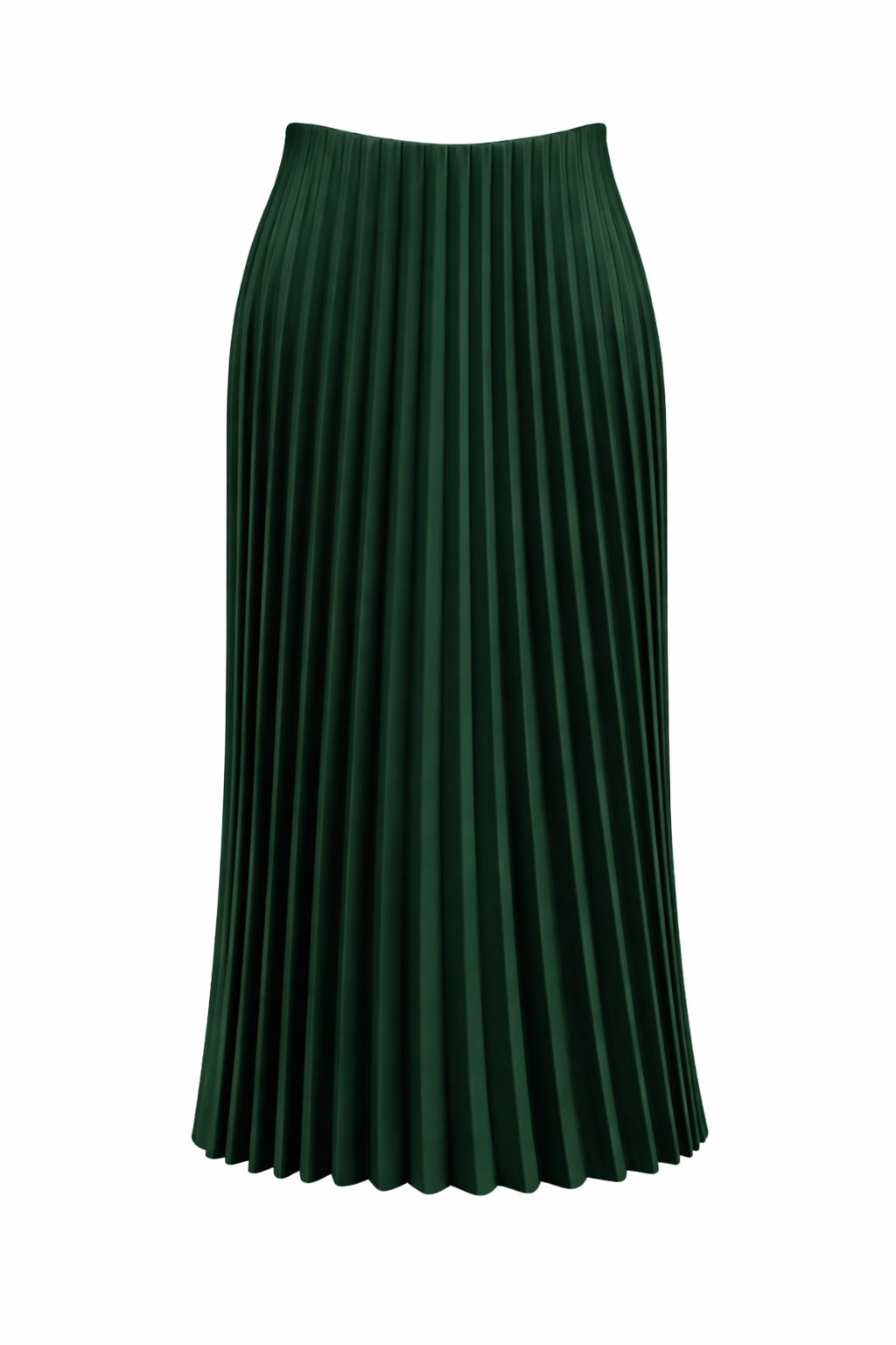 Emerald Green Plisse Skirt