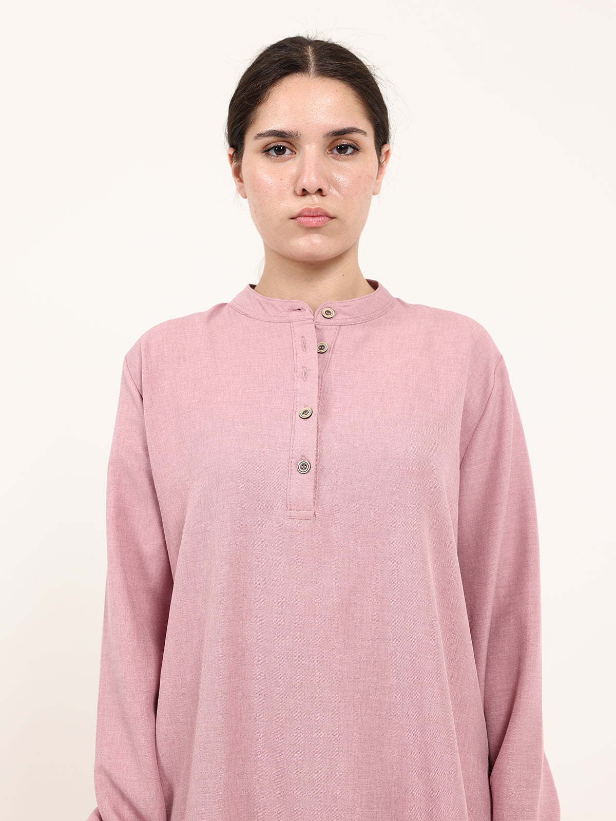 Dark Pink Linen Cotton Set