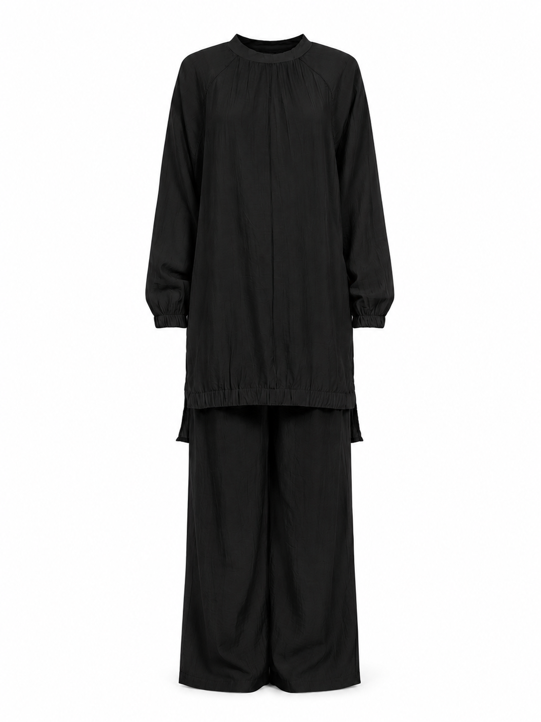Black Wrinkled Set