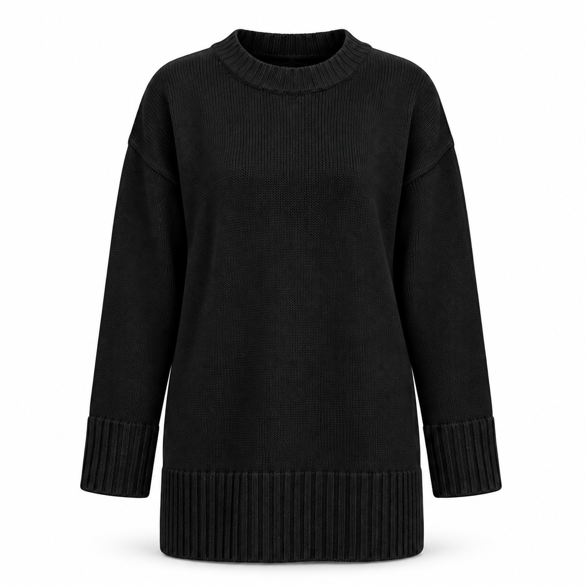 ESTELLE KNIT SWEATER BLACK