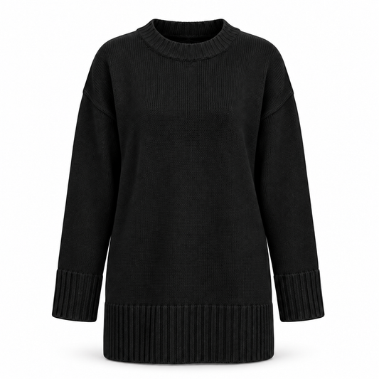 ESTELLE KNIT SWEATER BLACK