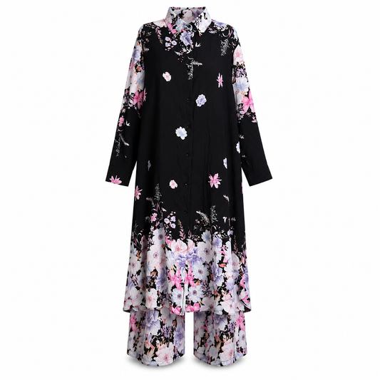 SERAPHINA SET Black Floral