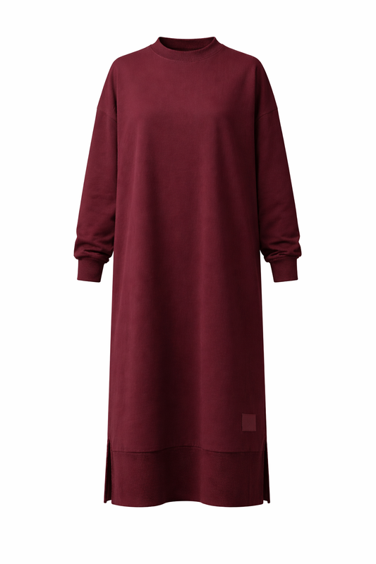 LONG SOUL TOP  Burgandy