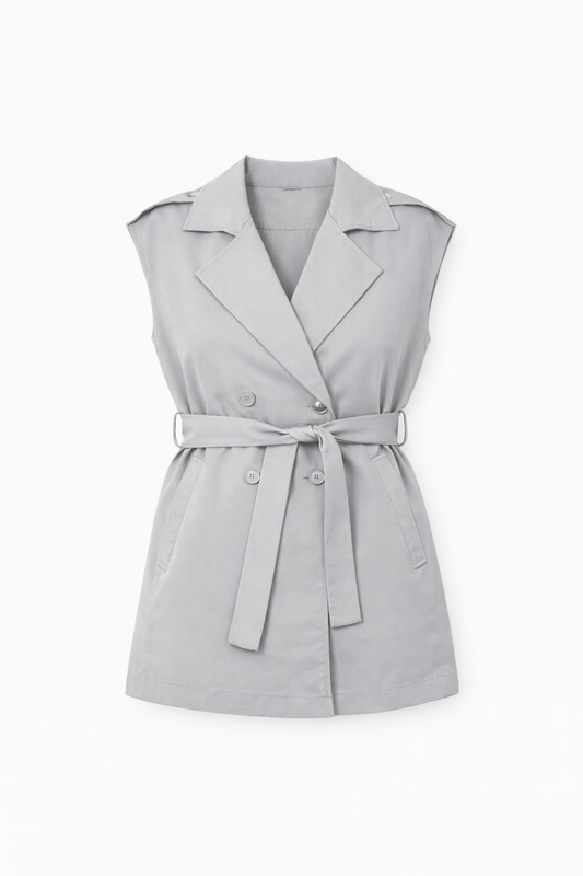 Baby blue Short Vest