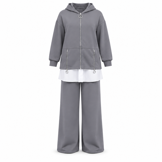 ELVA SET Grey