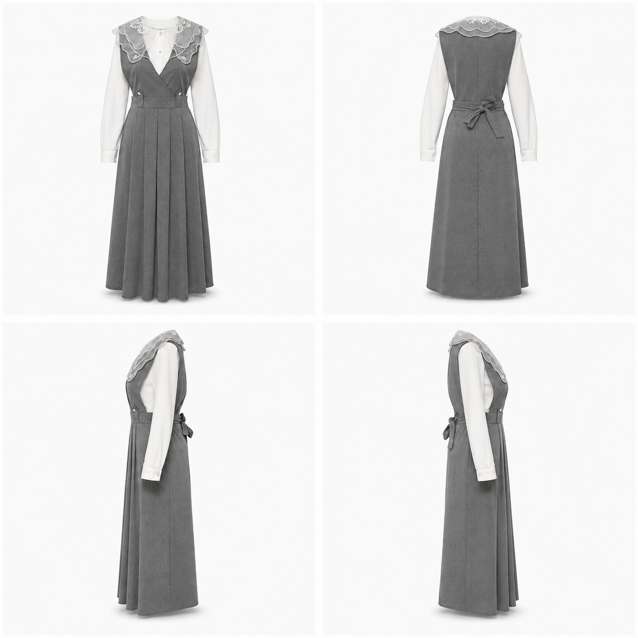 ADELINA DRESS Grey