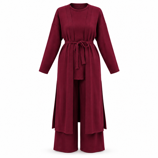 ODELIA BURGUNDY SET
